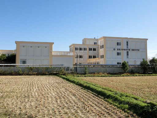群馬大学共同教育学部附属中学校の校舎の写真