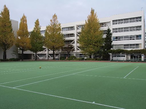 昭和女子大学附属昭和中学校の校舎の写真
