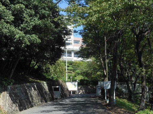 暁中学校の校舎の写真
