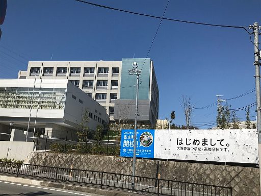 大阪青凌中学校の校舎の写真