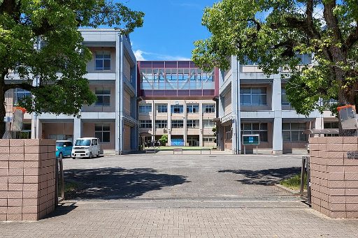 新田青雲中等教育学校の校舎の写真